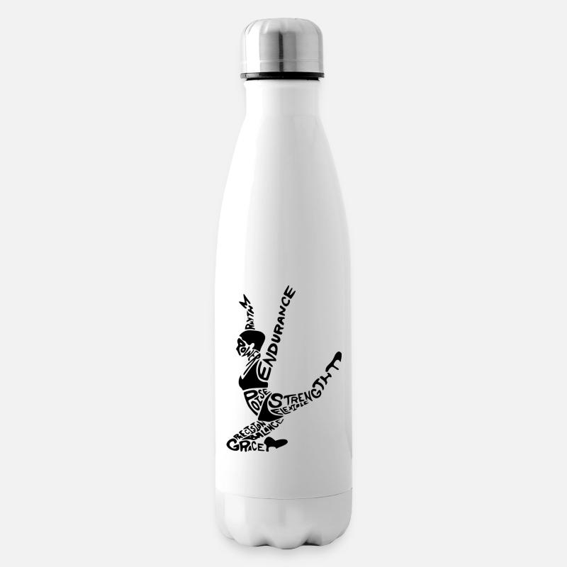 Fitnessstudio - Isolierflasche - Weiß
