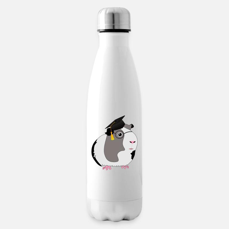 Professor Meerschweinchen - Isolierflasche - Weiß