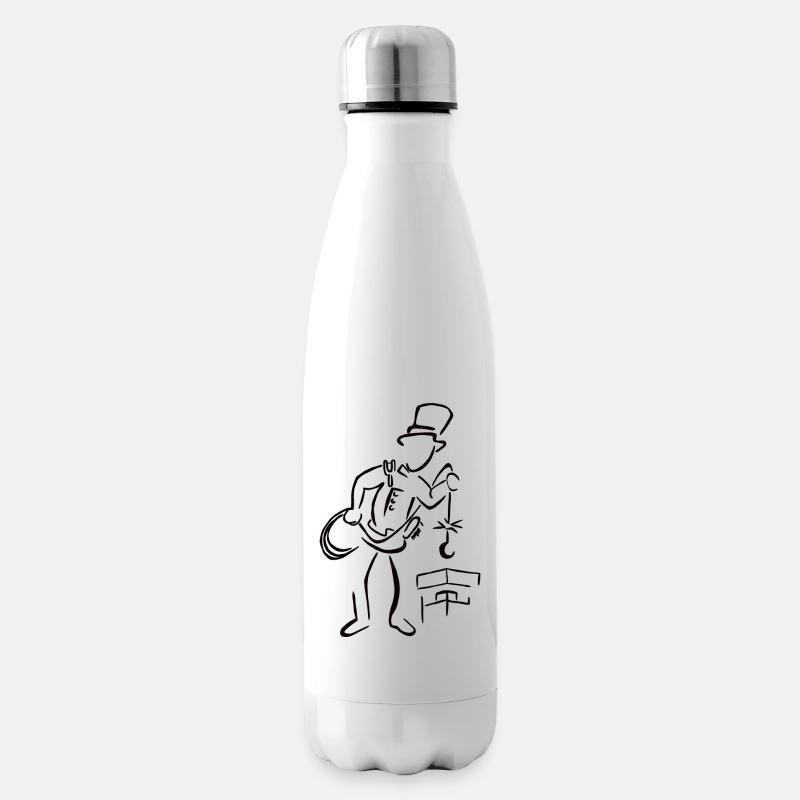 Schornsteinfeger Kaminkehrer Essenkehrer Geschenk - Isolierflasche - Weiß