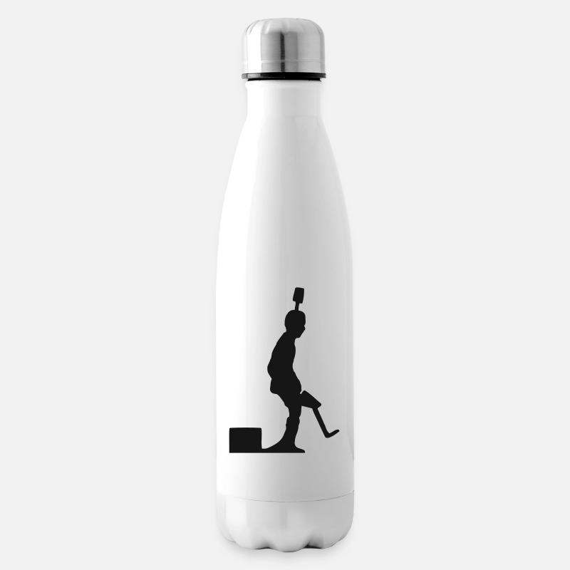 Pro Kicker (regular) - Isolierflasche - Weiß