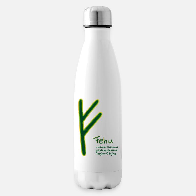fehu - Isolierflasche - Weiß