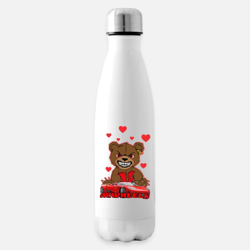 Ourson by M.Wheels - Bouteille isotherme - blanc