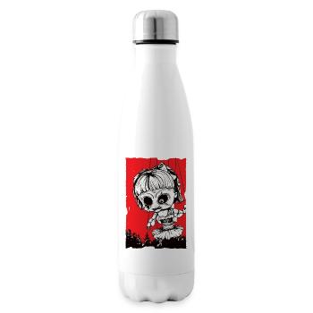 Poupée au-dessus de la forêt - Bouteille isotherme - blanc - Droite