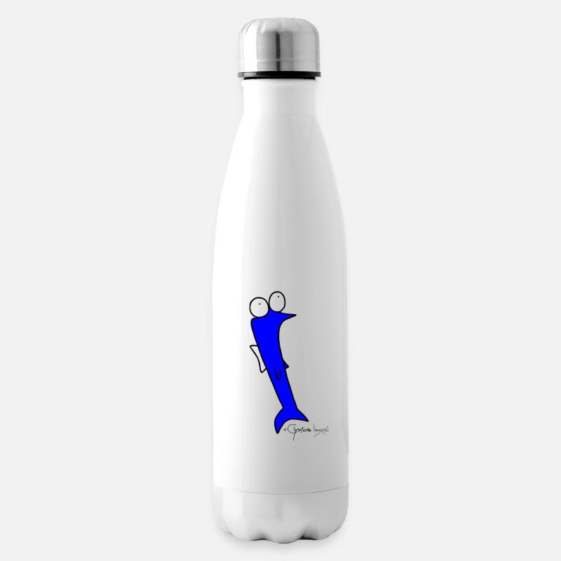 Plötzfisch - Piscis Rutilus - Isolierflasche - Weiß