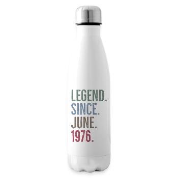 Legende seit Juni 1976 - Isolierflasche - Weiß - Rechts
