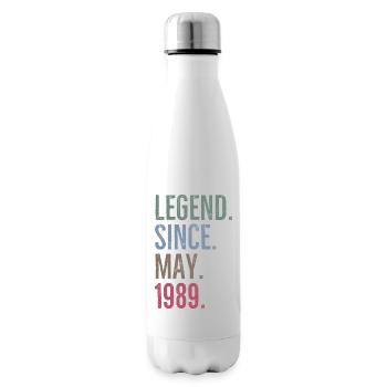 Legende seit Mai 1989 - Isolierflasche - Weiß - Rechts