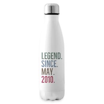 Legende seit Mai 2010 - Isolierflasche - Weiß - Rechts