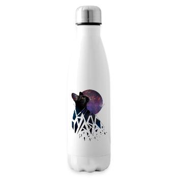 Space Cat - Space Animals Serie - Isolierflasche - Weiß - Rechts