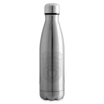 ne me parle pas - Bouteille isotherme - argent clair - Droite