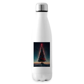 Noël 9 - Bouteille isotherme - blanc - Droite