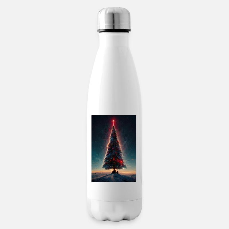 Weihnachten 9 - Isolierflasche - Weiß
