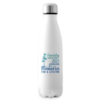 Familienurlaub Erinnerungen Schaffen - Isolierflasche - Weiß - Rechts