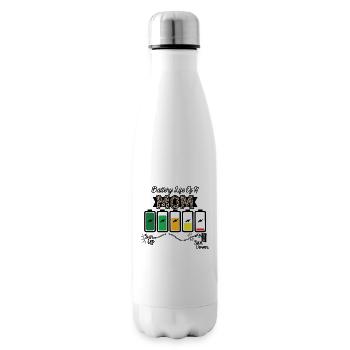 Durée de vie de la batterie d’un écrou - Bouteille isotherme - blanc - Droite