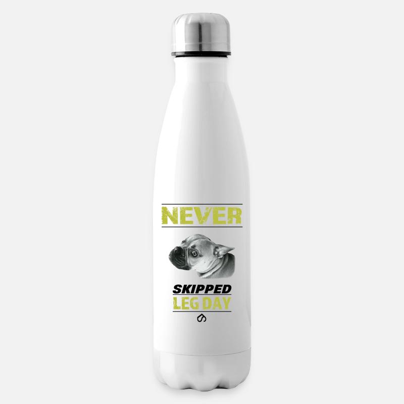 Jamais sauté Legday - Bouteille isotherme - blanc