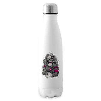 Mona Lisa - Insulated Water Bottle - white - Right