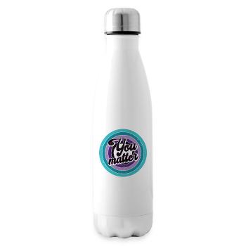 Vous êtes important - Vous comptez - Bouteille isotherme - blanc - Droite