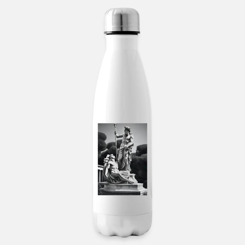 Zeus und Apollon - Isolierflasche - Weiß