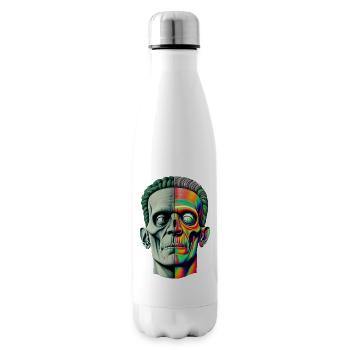 Zombie hipster - Insulated Water Bottle - white - Right