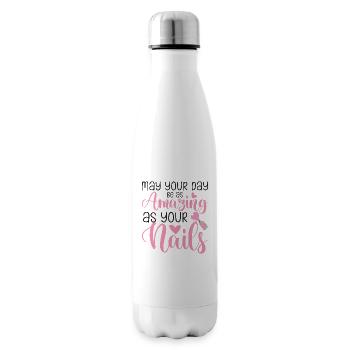 May Your Day Be As Amazing Nail Aunt - Insulated Water Bottle - white - Right
