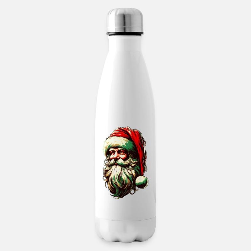 Weihnachtsmann Schauspieler - Isolierflasche - Weiß