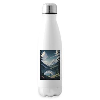 Der Seelen- See - Isolierflasche - Weiß - Rechts