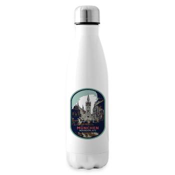 Münchner Altstadt: Charme des Marienplatzes - Isolierflasche - Weiß - Rechts