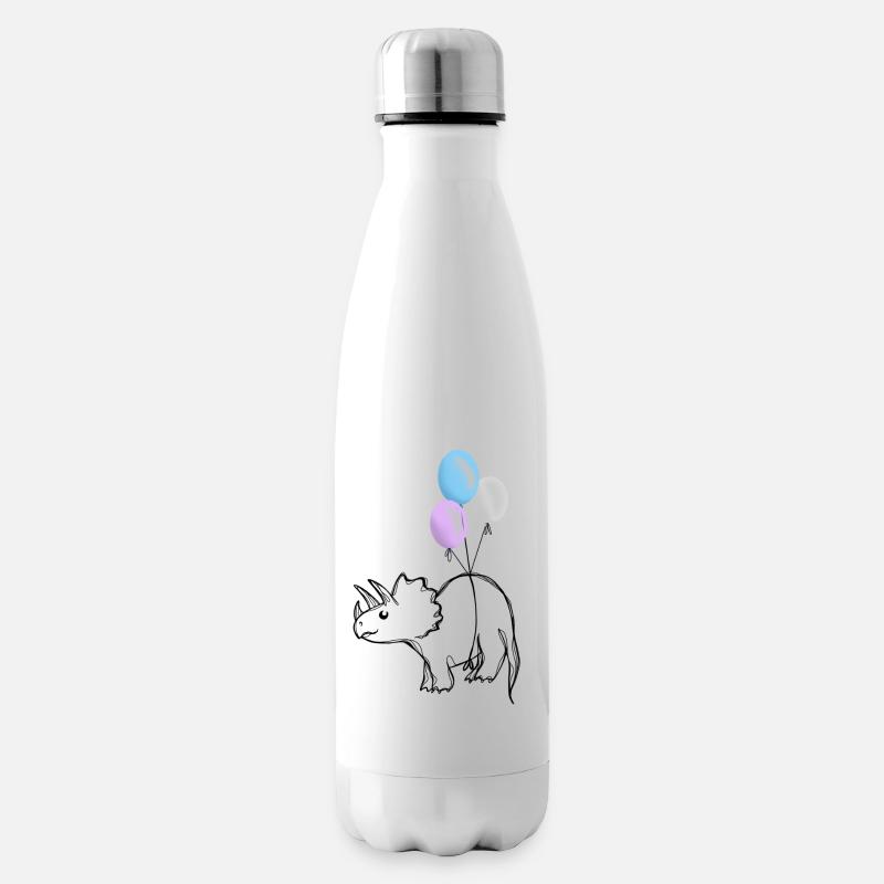 Pridosaure Dinosaure Trans - Bouteille isotherme - blanc