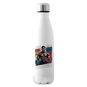Fitness - Warrior - Bodybuilding - Insulated Water Bottle - white - Right
