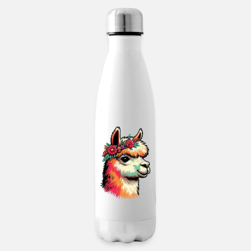 Alpaka - Isolierflasche - Weiß