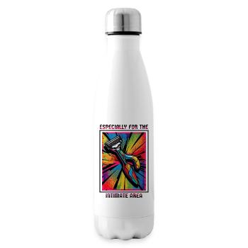 Dildo razor - Insulated Water Bottle - white - Right