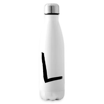 Buchstaben L - Isolierflasche - Weiß - Rechts