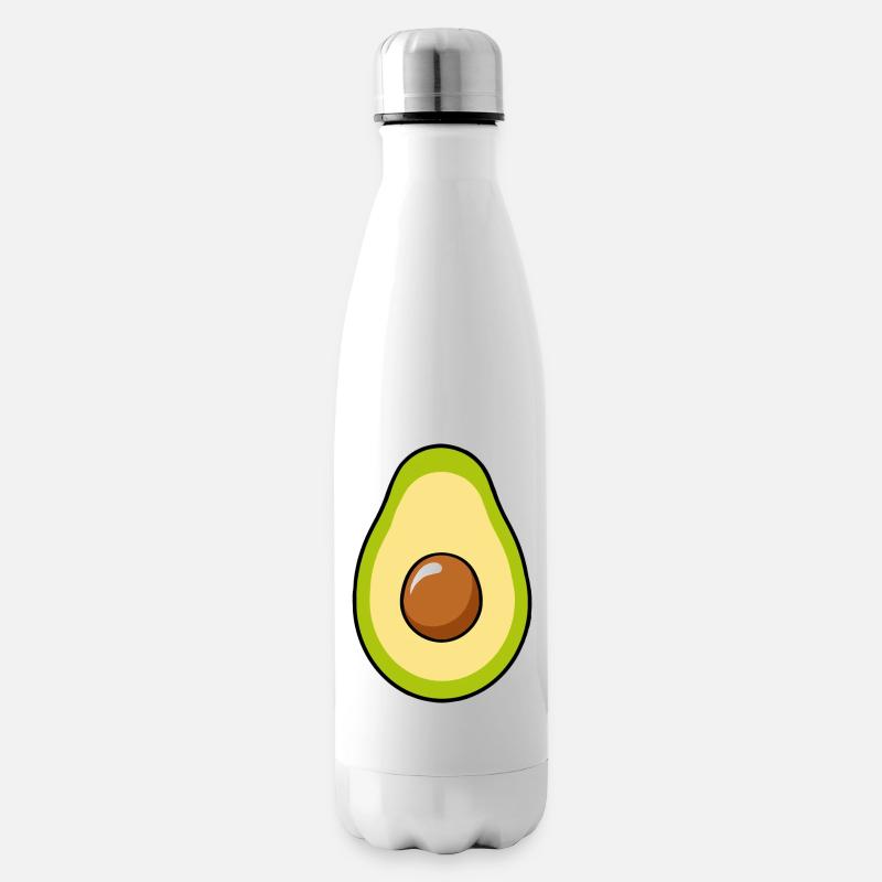 Avocat - Bouteille isotherme - blanc