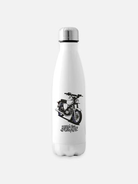 S51 (weiß) // Illustration - Isolierflasche - Weiß