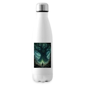 Fantasy tree image. - Insulated Water Bottle - white - Right