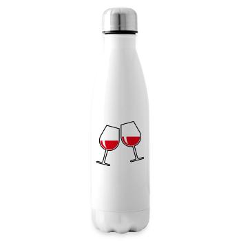 2 Rotweingläser (Rotwein / Wein / Bauchig / Zu 2C) - Isolierflasche - Weiß - Rechts