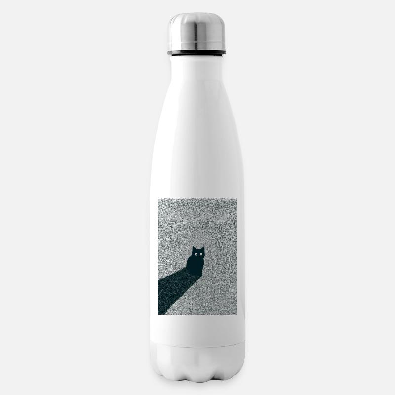 Kitty Dots - Isolierflasche - Weiß