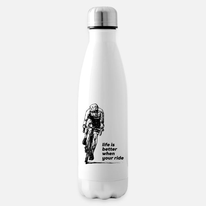 Montez sur - Bouteille isotherme - blanc