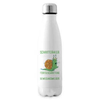 Podomètre? J’utilise le détecteur de mouvement - Bouteille isotherme - blanc - Droite