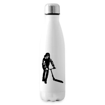 Trottinette - Bouteille isotherme - blanc - Droite
