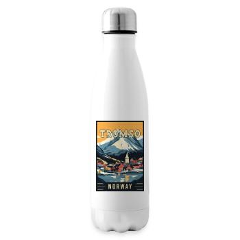 Entdecken Sie das arktische Abenteuer von Tromsø in Norwegen - Isolierflasche - Weiß - Rechts