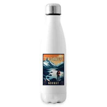 Entdecken Sie das arktische Abenteuer von Tromsø in Norwegen - Isolierflasche - Weiß - Rechts