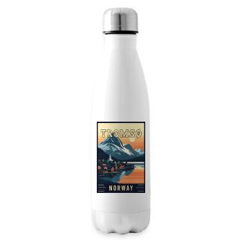 Erleben Sie das arktische Abenteuer von Tromsø in Norwegen - Isolierflasche - Weiß - Rechts