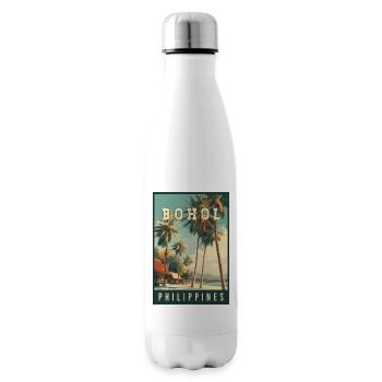 Découvrez l’île tropicale de Bohol aux Philippines - Bouteille isotherme - blanc - Droite