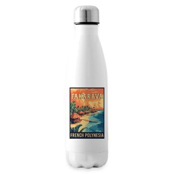 Erleben Sie tropisches Fakarava in Französisch-Polynesien - Isolierflasche - Weiß - Rechts