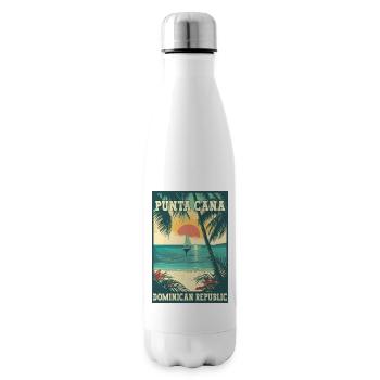 Experience Punta Cana Dominican Republic - Insulated Water Bottle - white - Right