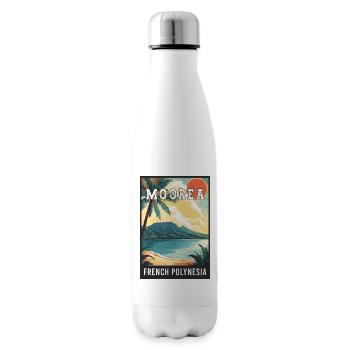Entdecken Sie tropische Moorea in Französisch-Polynesien - Isolierflasche - Weiß - Rechts