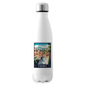 Experience Charming Aix-en-Provence in France - Insulated Water Bottle - white - Right