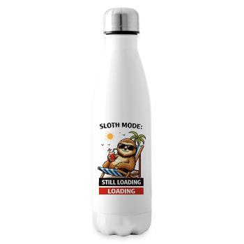 Mode paresse : Toujours en charge - Bouteille isotherme - blanc - Droite