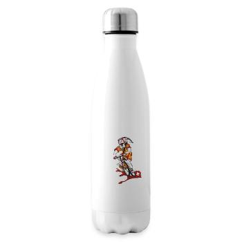 VTT, Wiltsch, Haslital, Suisse, Sports - Bouteille isotherme - blanc - Droite