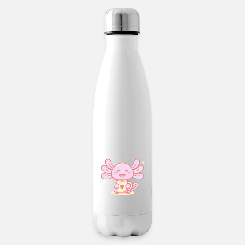 Ich bin mir introvertiertes positives positives Zi - Isolierflasche - Weiß